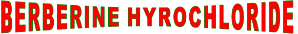 BERBERINE HYROCHLORIDE